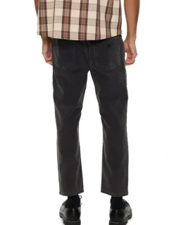 Abrand Jeans A3 Crop Bazza Jeans in Washed Black