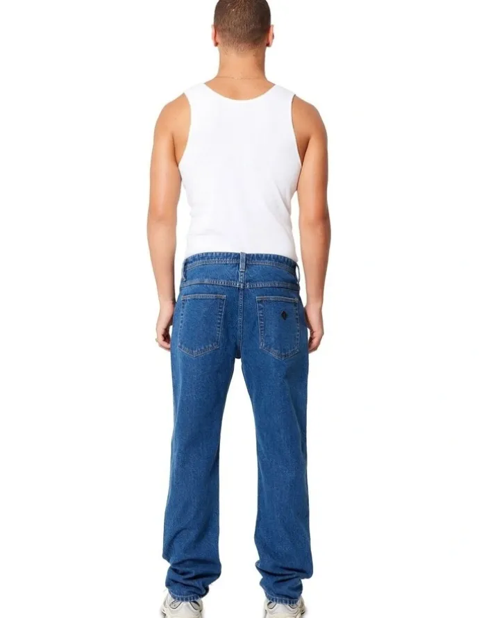 Abrand Jeans A3 Straight Peter Jeans in Mid Vintage Indigo