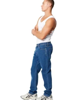 Abrand Jeans A3 Straight Peter Jeans in Mid Vintage Indigo