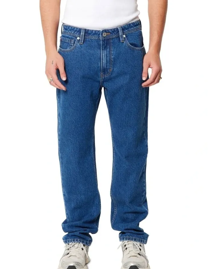 Abrand Jeans A3 Straight Peter Jeans in Mid Vintage Indigo
