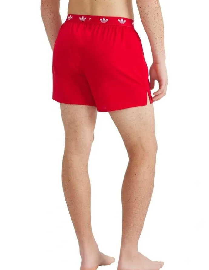 Adidas 2 Pack Comfort Core Cotton Icon Boxer Underwear
