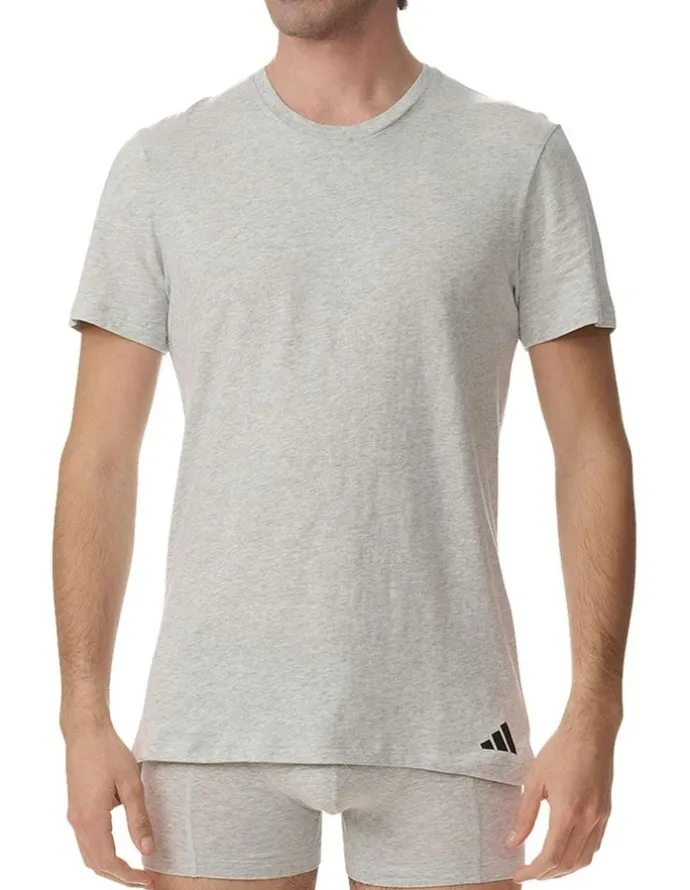 adidas Active Core Cotton Crew Neck T-shirt 3 Pack in Multi