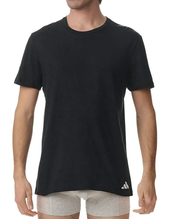 adidas Active Core Cotton Crew Neck T-shirt 3 Pack in Multi