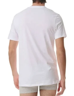 adidas Active Core Cotton V-Neck T-shirt 3 Pack in White