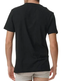 adidas Active Core Cotton Crew Neck T-shirt 3 Pack in Black