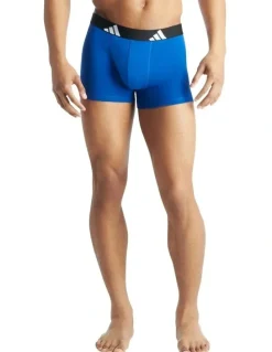adidas Active Flex Cotton Trunk Underwear 3 Pack in Multi