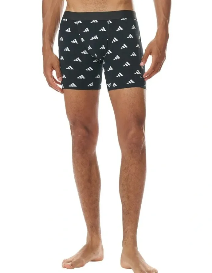 adidas Active Flex Cotton Boxer Brief 3 Pack in Multi