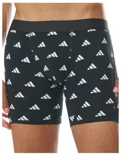 adidas Active Flex Cotton Boxer Brief 3 Pack in Multi