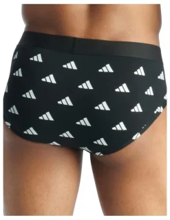 adidas Active Flex Cotton Brief Underwear 3 Pack in Multicolor