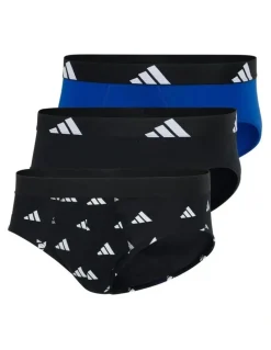 adidas Active Flex Cotton Brief Underwear 3 Pack in Multicolor
