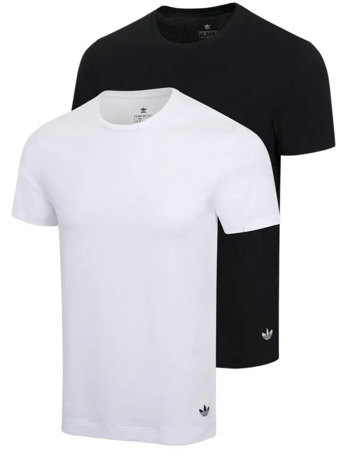 adidas Comfort Core Cotton Crew Neck T-shirt Pack of 2 in Multi