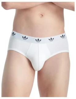 adidas Comfort Flex Cotton Brief Underwear 3 Pack in Assorted