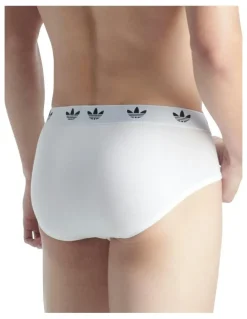 adidas Comfort Flex Cotton Brief Underwear 3 Pack in Assorted