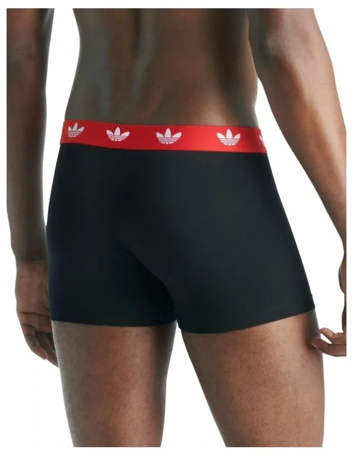 adidas Comfort Flex Cotton Trunk Underwear 3 Pack in Assorted