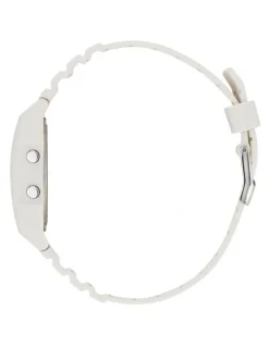 adidas Digital Two Resin Watch in White