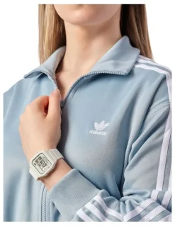 adidas Digital Two Resin Watch in White