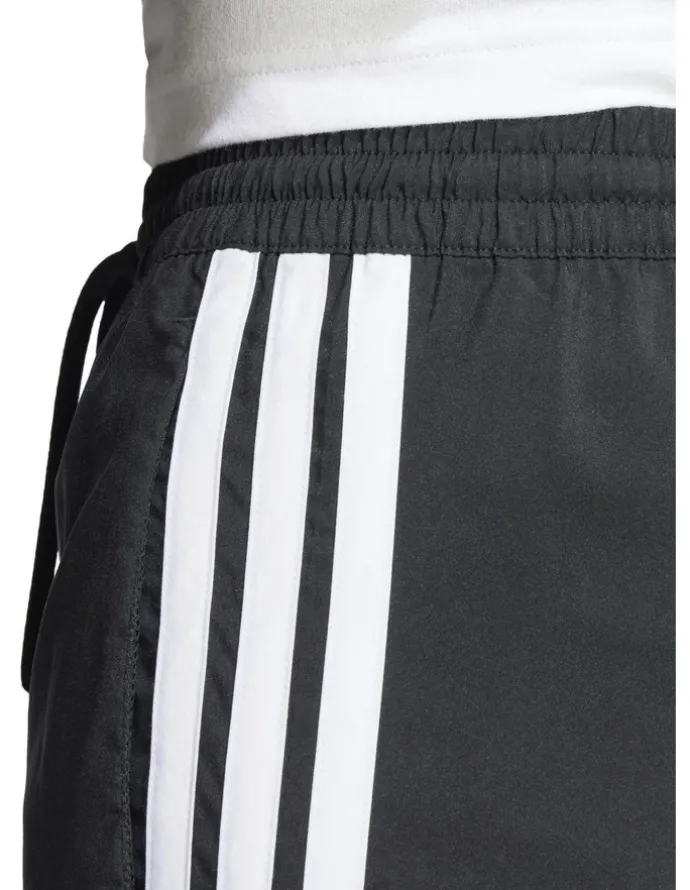 adidas Essential 3-Stripes Chelsea Shorts in Black/White