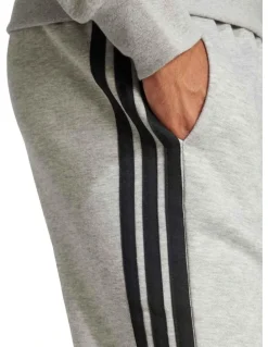 adidas Essentials 3 Stripes Fleece Joggers in Grey