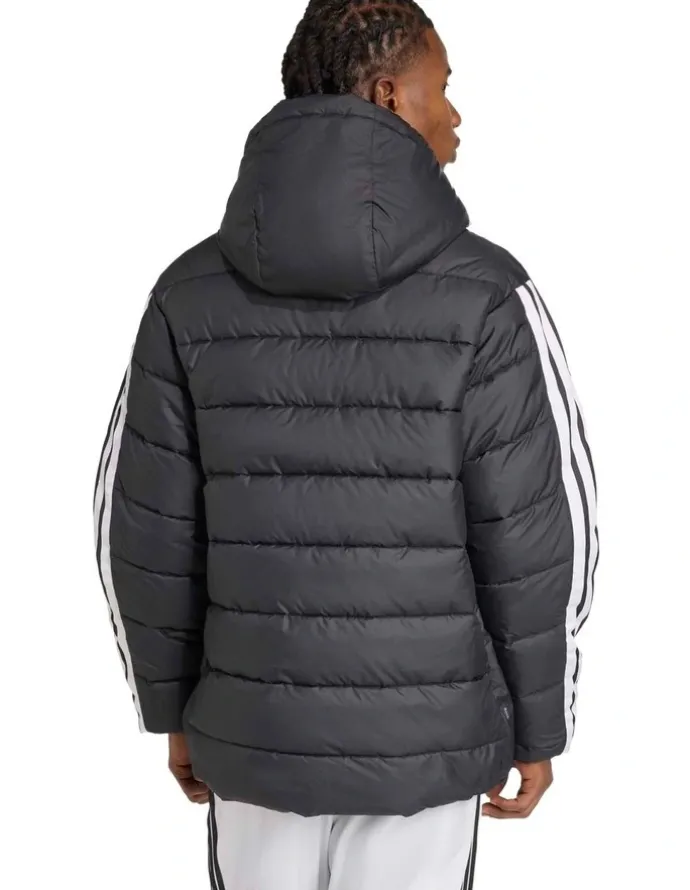 adidas Essentials Climawarm 3-Stripes Synthetic Down Jacket in Black