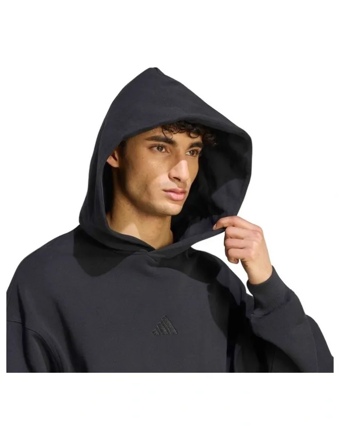 adidas Kit Small Logo Hoodie in Grey