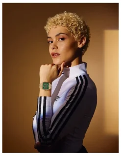adidas Originals Digital Two Watch in Gold