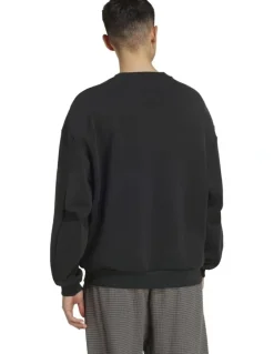 adidas Soft Lux Sweatshirt in Black