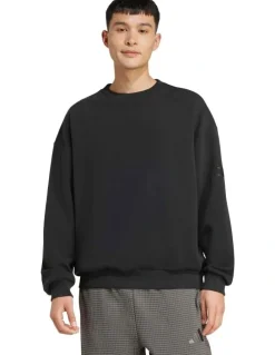 adidas Soft Lux Sweatshirt in Black