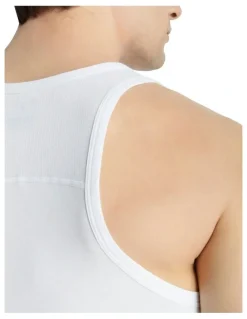 adidas Active Flex Cotton Ergonomic Tank Top 2 Pack in White