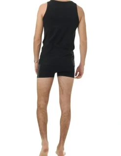 adidas Active Flex Cotton Tank Top 2 Pack in Black