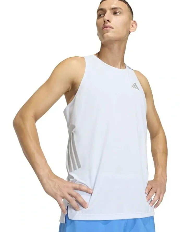 adidas Adi365 Running Climacool Iconic Tank Top in Blue