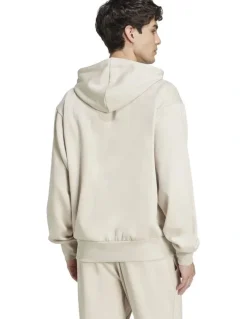 adidas Essentials Feelcozy Fleece Hoodie in Grey