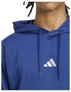 adidas Essentials Feelcozy Fleece Hoodie in Blue