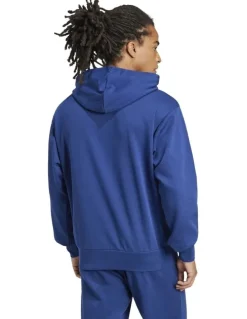 adidas Essentials Feelcozy Fleece Hoodie in Blue