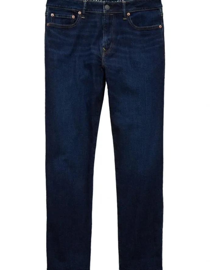 American Eagle AirFlex Original Straight Jeans in Deep End