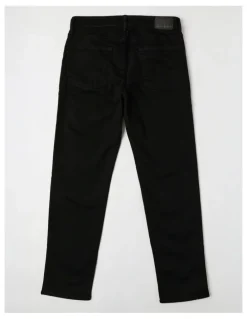 American Eagle AirFlex+ Original Straight Jeans in Always Black