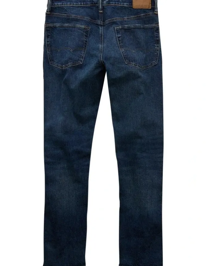 American Eagle Easy Flex Original Straight Jeans in Deep End