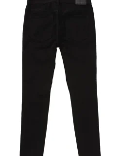 American Eagle Flex Athletic Skinny Patched Jeans in Always Black