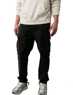 American Eagle Flex Lived-In Cargo Pant in Bold Black
