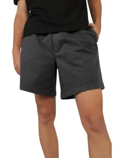 American Eagle Flex 7 Lived-In Trekker Short in Midnight