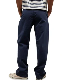 American Eagle Flex Loose Lived-In Khaki Pant in Classic Navy