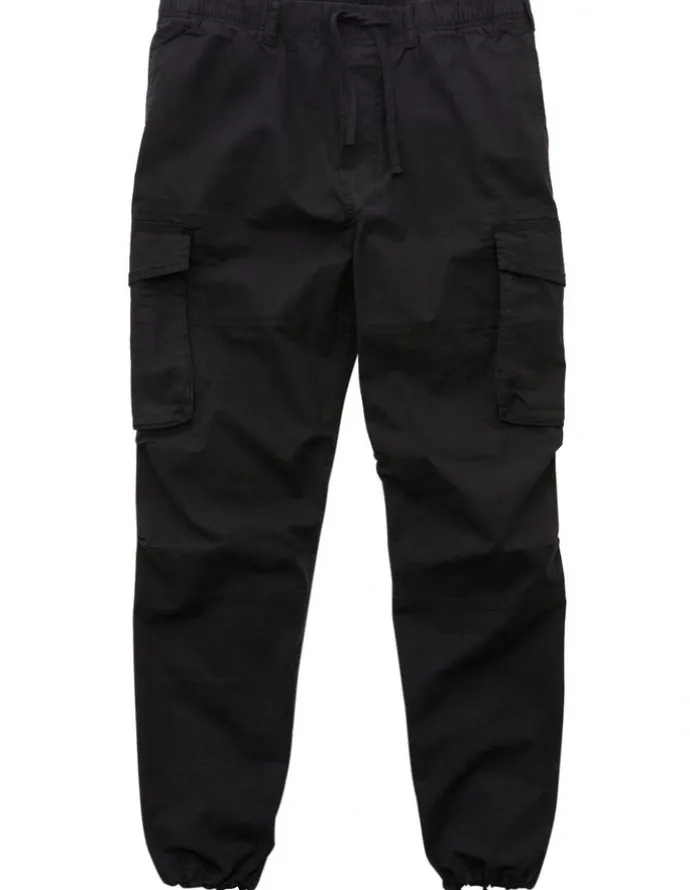 American Eagle Flex Relaxed Straight Cargo Pant in Bold Black