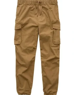 American Eagle Flex Relaxed Straight Cargo Pant in Toasted Almond