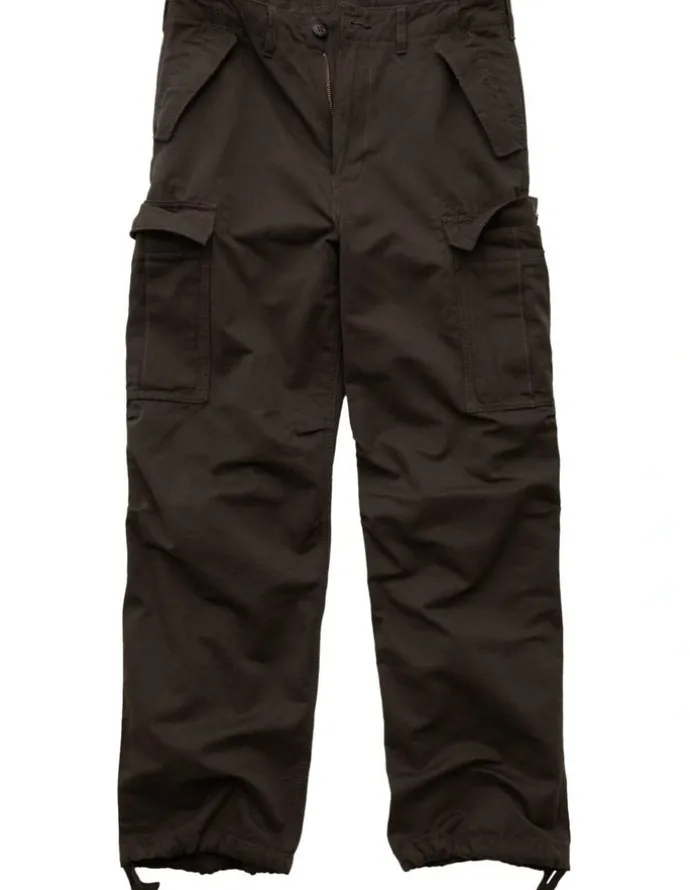 American Eagle Flex Ultra Baggy Cargo Pant in Nomad Olive