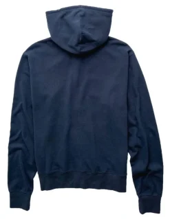 American Eagle Graphic Full Zip Hoodie in Navy