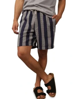 American Eagle 8 Trekker Short in Navy