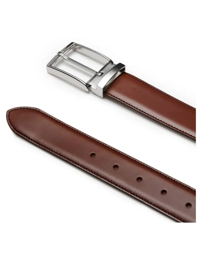 Aquila Bane Leather Belt in Tan