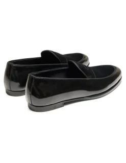 Aquila Bass Penny Loafers in Black