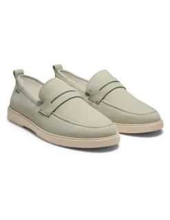 Aquila Breeze Nubuck Loafers in Mint