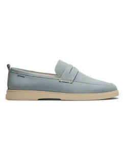 Aquila Breeze Nubuck Loafers in Sky