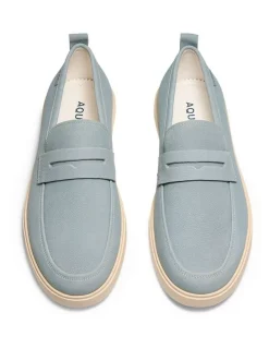 Aquila Breeze Nubuck Loafers in Sky